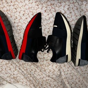 Authentic!!!! Balenciaga size 9 race runners TWO pairs